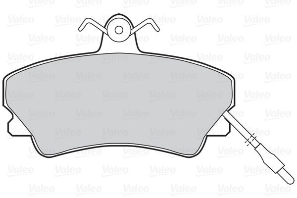 Stabdžių trinkelių rinkinys, diskinis stabdys VALEO 302017