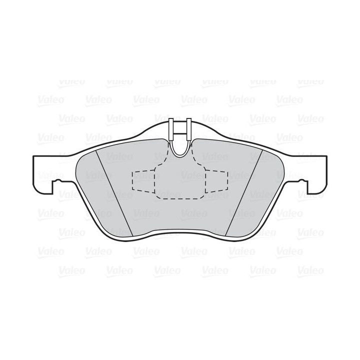 Stabdžių trinkelių rinkinys, diskinis stabdys VALEO 302019
