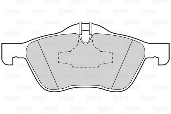 Stabdžių trinkelių rinkinys, diskinis stabdys VALEO 302019