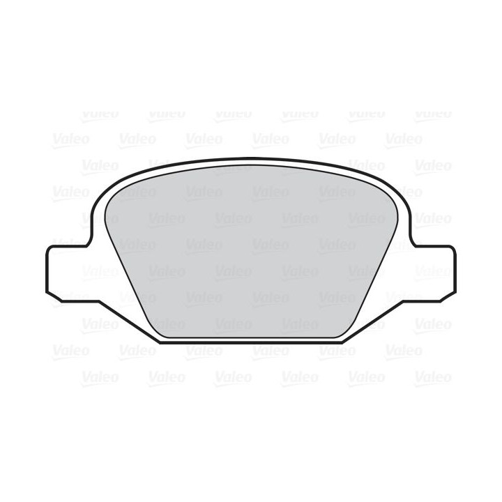 Stabdžių trinkelių rinkinys, diskinis stabdys VALEO 302024