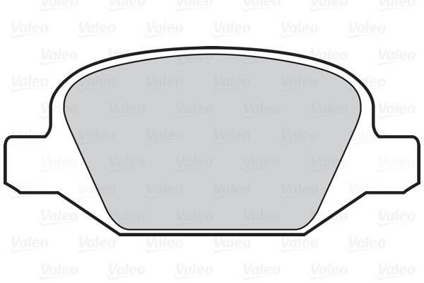 Stabdžių trinkelių rinkinys, diskinis stabdys VALEO 302024