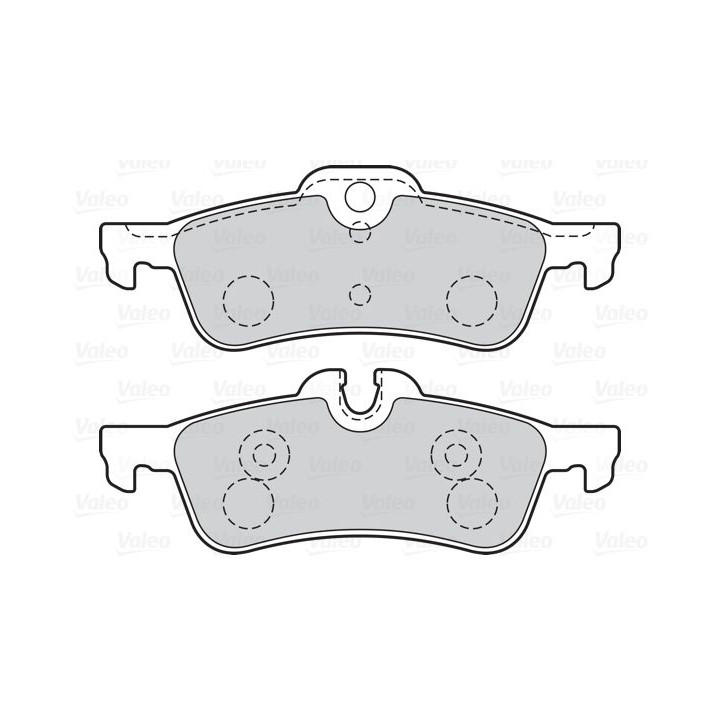 Stabdžių trinkelių rinkinys, diskinis stabdys VALEO 302040