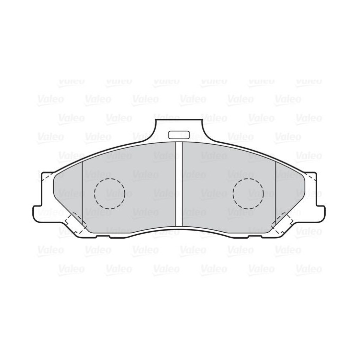 Stabdžių trinkelių rinkinys, diskinis stabdys VALEO 302060