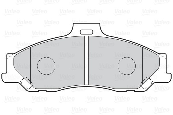 Stabdžių trinkelių rinkinys, diskinis stabdys VALEO 302060