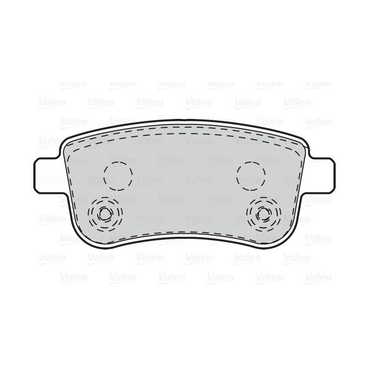 Stabdžių trinkelių rinkinys, diskinis stabdys VALEO 302101