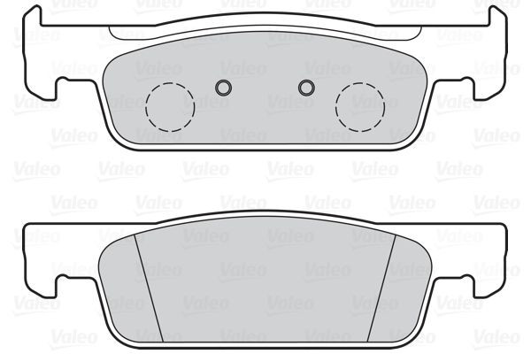 Stabdžių trinkelių rinkinys, diskinis stabdys VALEO 302150