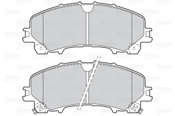 Stabdžių trinkelių rinkinys, diskinis stabdys VALEO 302167