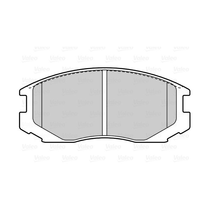 Stabdžių trinkelių rinkinys, diskinis stabdys VALEO 302212