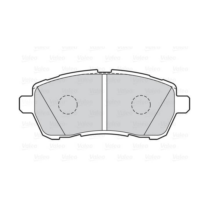 Stabdžių trinkelių rinkinys, diskinis stabdys VALEO 302220