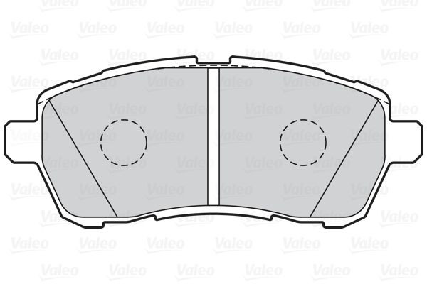 Stabdžių trinkelių rinkinys, diskinis stabdys VALEO 302220