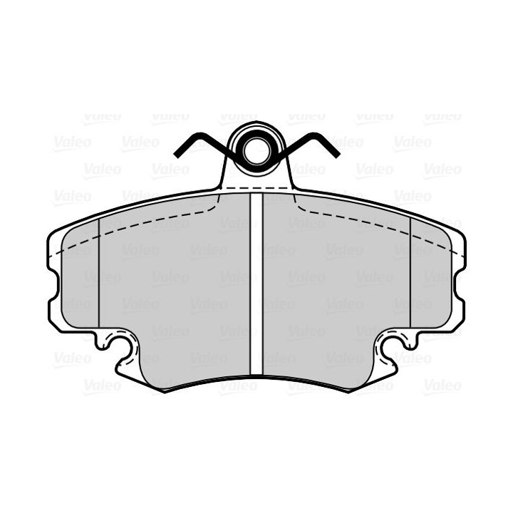 Stabdžių trinkelių rinkinys, diskinis stabdys VALEO 302259