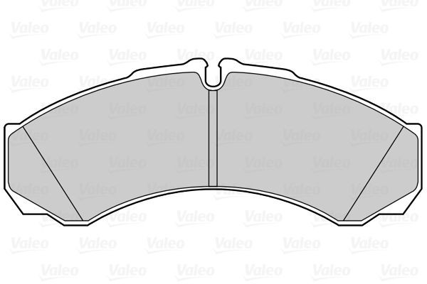 Stabdžių trinkelių rinkinys, diskinis stabdys VALEO 302278