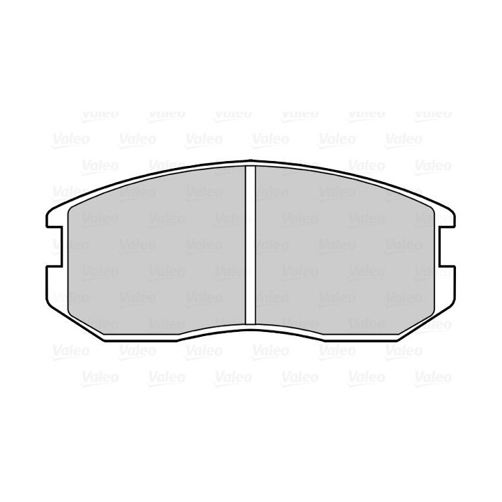 Stabdžių trinkelių rinkinys, diskinis stabdys VALEO 302289