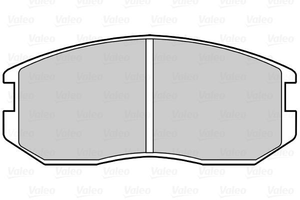 Stabdžių trinkelių rinkinys, diskinis stabdys VALEO 302289