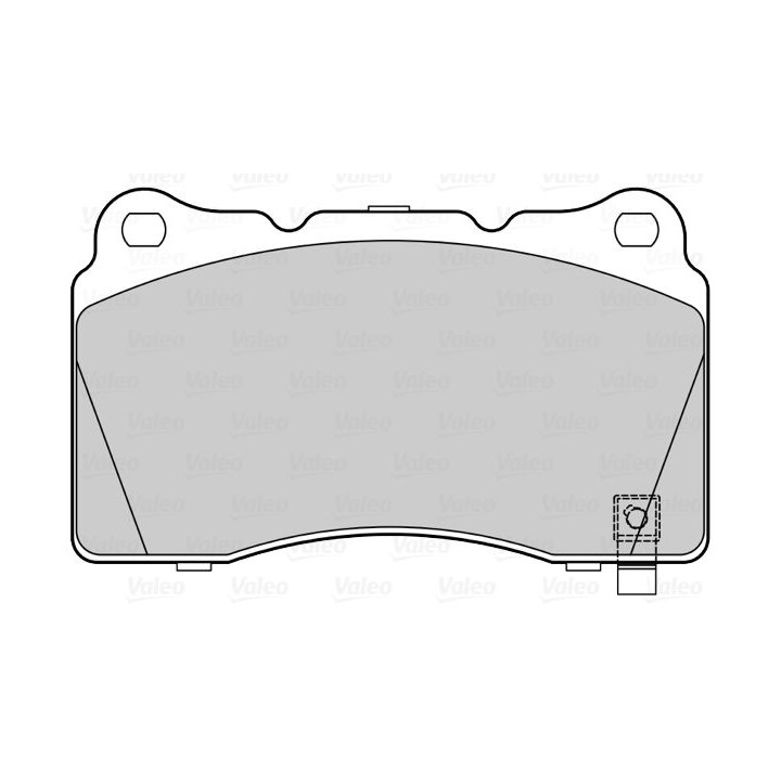 Stabdžių trinkelių rinkinys, diskinis stabdys VALEO 302310