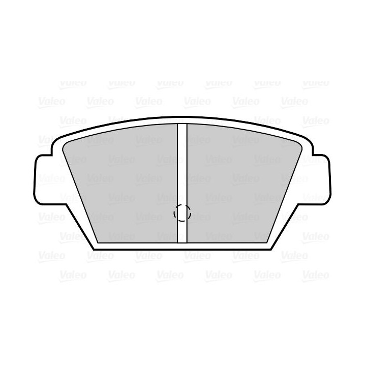 Stabdžių trinkelių rinkinys, diskinis stabdys VALEO 302322