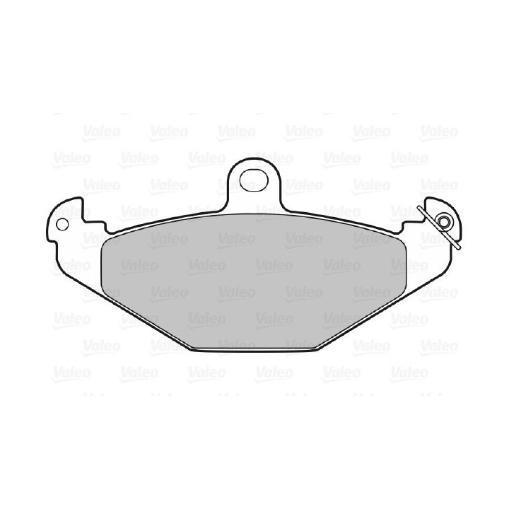 Stabdžių trinkelių rinkinys, diskinis stabdys VALEO 598055
