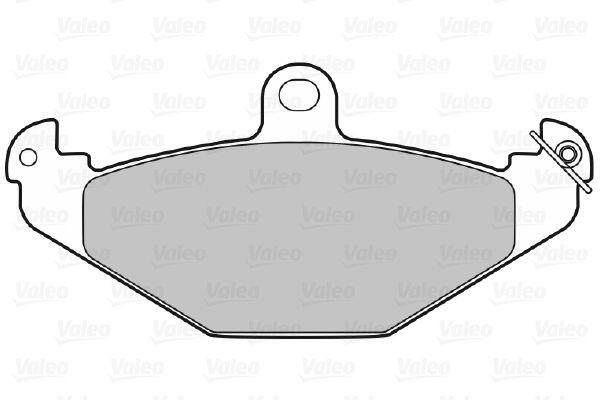 Stabdžių trinkelių rinkinys, diskinis stabdys VALEO 598055