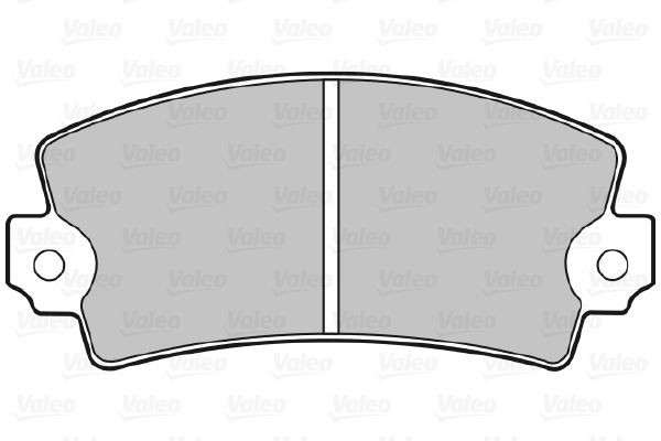 Stabdžių trinkelių rinkinys, diskinis stabdys VALEO 598085