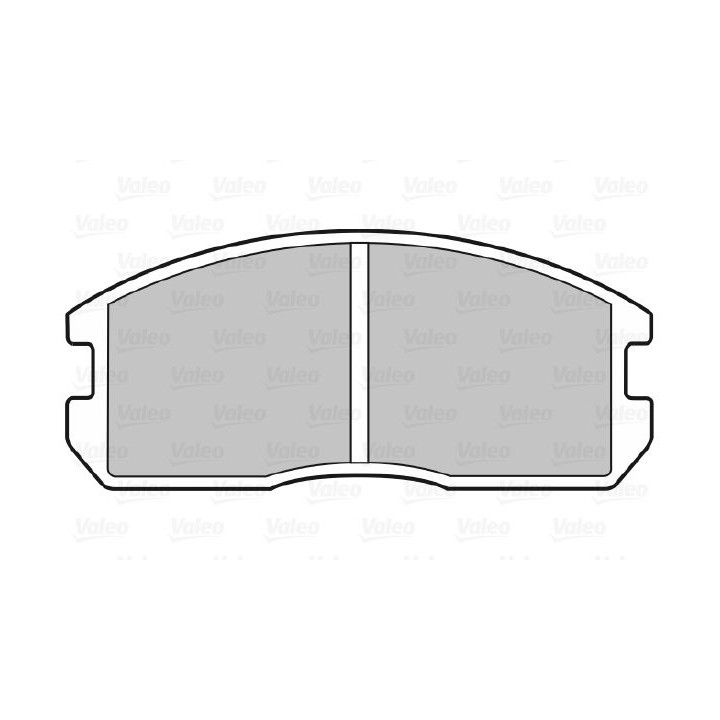 Stabdžių trinkelių rinkinys, diskinis stabdys VALEO 598224