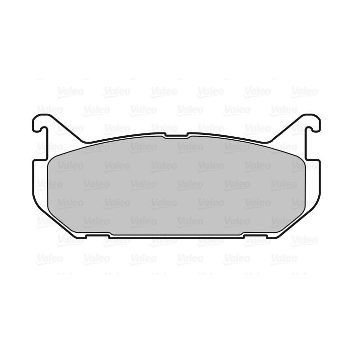 Stabdžių trinkelių rinkinys, diskinis stabdys VALEO 598290