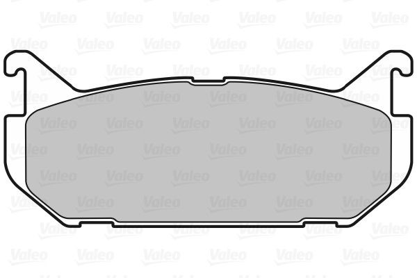 Stabdžių trinkelių rinkinys, diskinis stabdys VALEO 598290