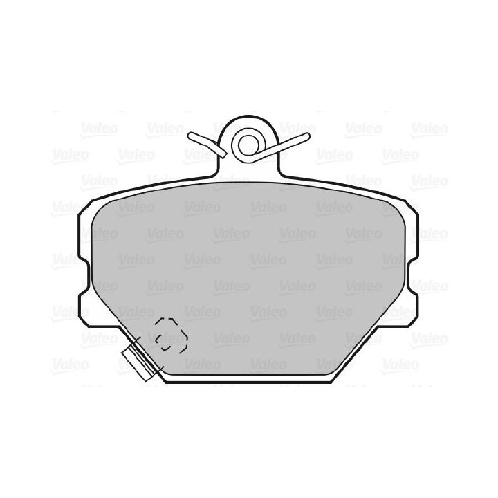 Stabdžių trinkelių rinkinys, diskinis stabdys VALEO 598329