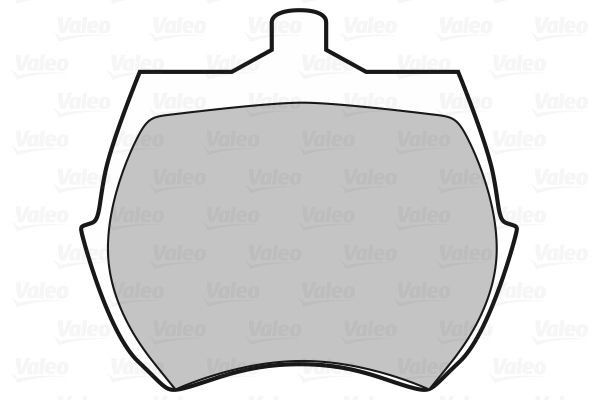 Stabdžių trinkelių rinkinys, diskinis stabdys VALEO 598392