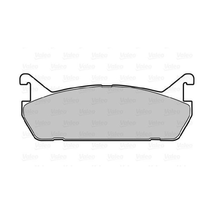 Stabdžių trinkelių rinkinys, diskinis stabdys VALEO 598624