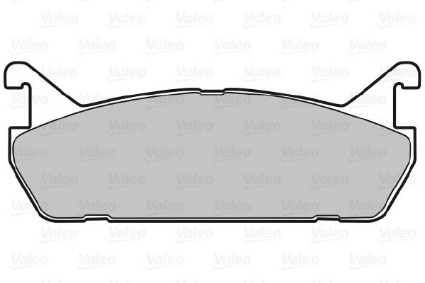 Stabdžių trinkelių rinkinys, diskinis stabdys VALEO 598624