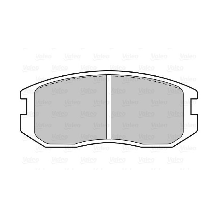 Stabdžių trinkelių rinkinys, diskinis stabdys VALEO 598626