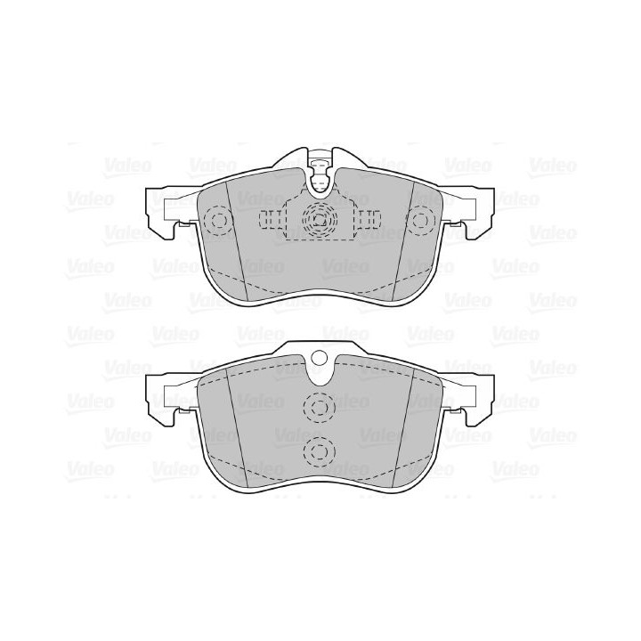 Stabdžių trinkelių rinkinys, diskinis stabdys VALEO 598632