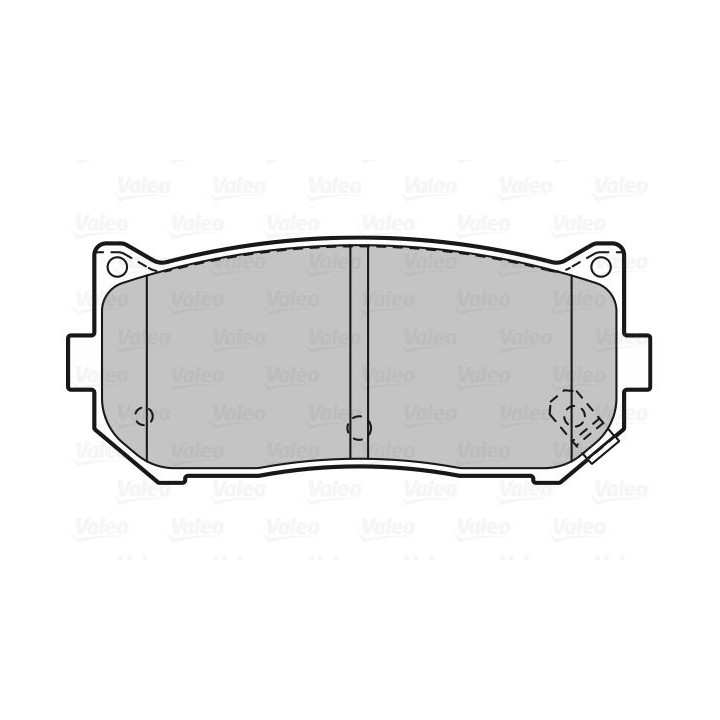 Stabdžių trinkelių rinkinys, diskinis stabdys VALEO 598841