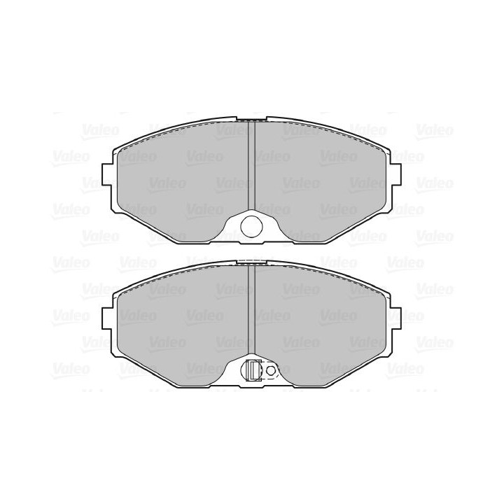 Stabdžių trinkelių rinkinys, diskinis stabdys VALEO 598912