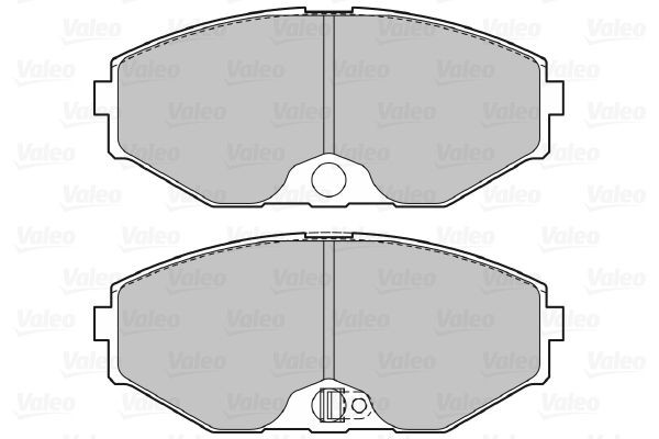 Stabdžių trinkelių rinkinys, diskinis stabdys VALEO 598912