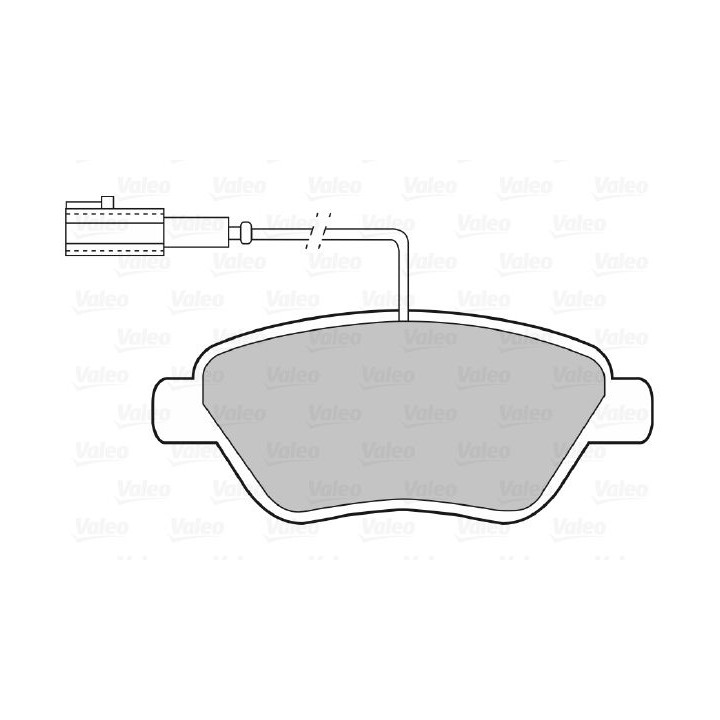Stabdžių trinkelių rinkinys, diskinis stabdys VALEO 598913