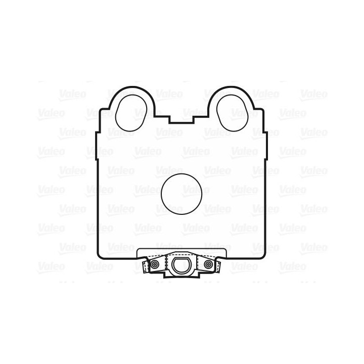 Stabdžių trinkelių rinkinys, diskinis stabdys VALEO 601025