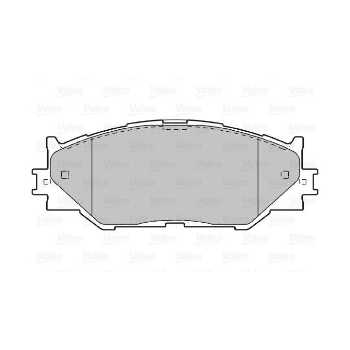 Stabdžių trinkelių rinkinys, diskinis stabdys VALEO 601035