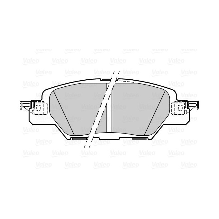 Stabdžių trinkelių rinkinys, diskinis stabdys VALEO 601500