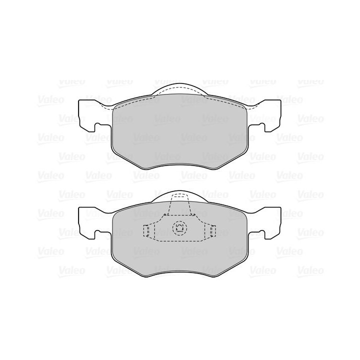 Stabdžių trinkelių rinkinys, diskinis stabdys VALEO 601518