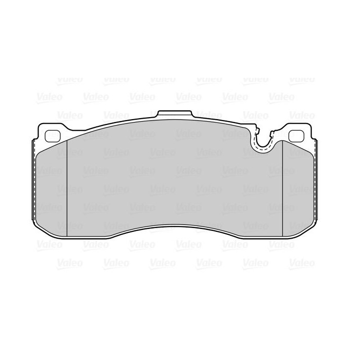 Stabdžių trinkelių rinkinys, diskinis stabdys VALEO 601547