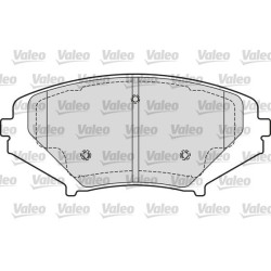 Stabdžių trinkelių rinkinys, diskinis stabdys VALEO 601651