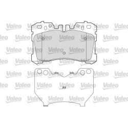 Stabdžių trinkelių rinkinys, diskinis stabdys VALEO 601654