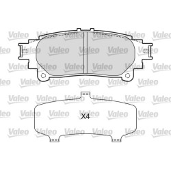Stabdžių trinkelių rinkinys, diskinis stabdys VALEO 601658