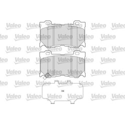 Stabdžių trinkelių rinkinys, diskinis stabdys VALEO 601663