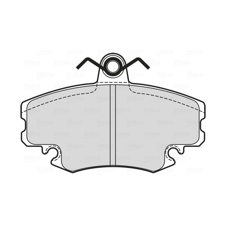 Stabdžių trinkelių rinkinys, diskinis stabdys VALEO 601699