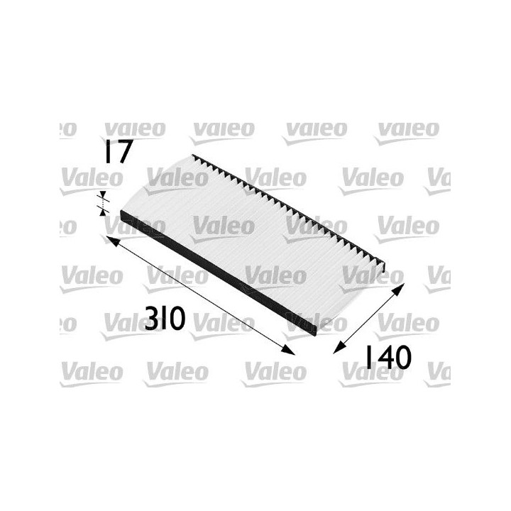 Filtras, salono oras VALEO 698198