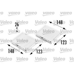 Filtras, salono oras VALEO 698469