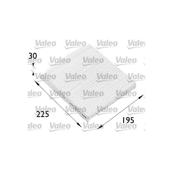 Filtras, salono oras VALEO 698512