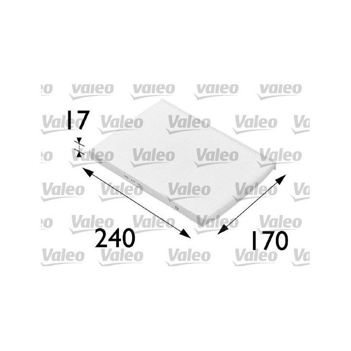 Filtras, salono oras VALEO 698689